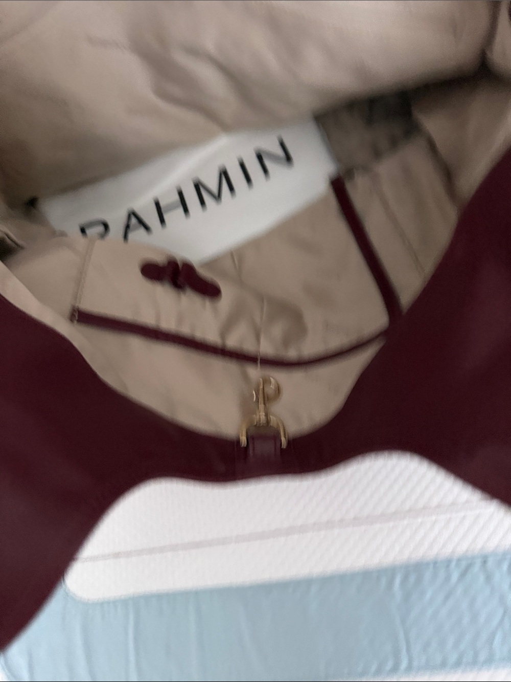 Women’s Brahmin Burgundy Leather Tote Bag - Picture 2 of 3